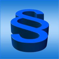 Paragraphenzeichen als Symbol für Gerichturteil oder Rechttipp